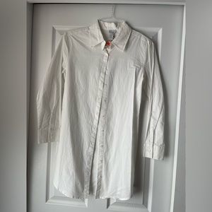 White button down dress, New with Tags